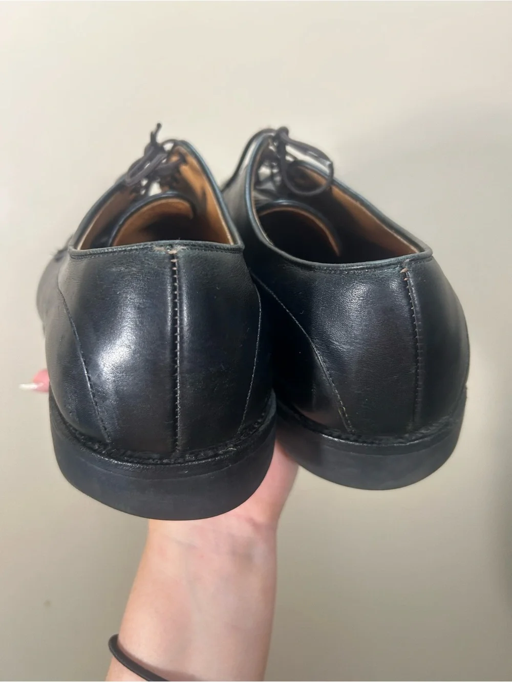 Men's Allen Edmonds Bergland Leather Cap Toe Oxfords Size 9 3E